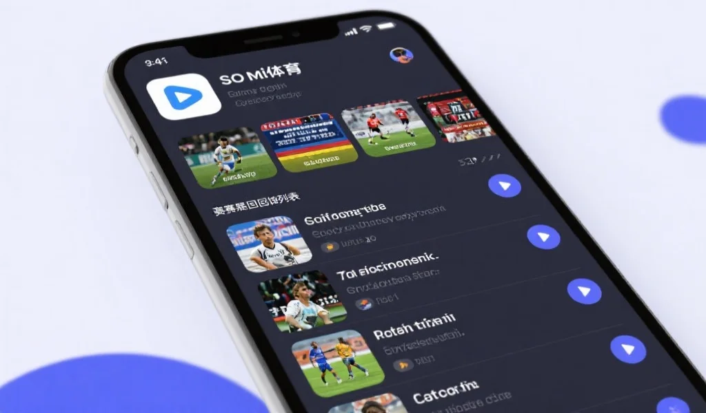 so米体育应用界面展示赛事回放列表